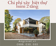 Tiết lộ bí quyết tính toán chi phí xây biệt thự mini 2 tầng chính xác nhất